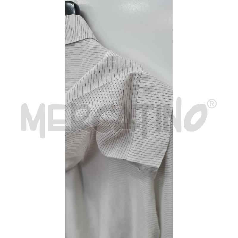 CAMICIA DONNA BURBERRY TRASP. BEIGE RIGHE NERE | Mercatino dell'Usato Perugia 4