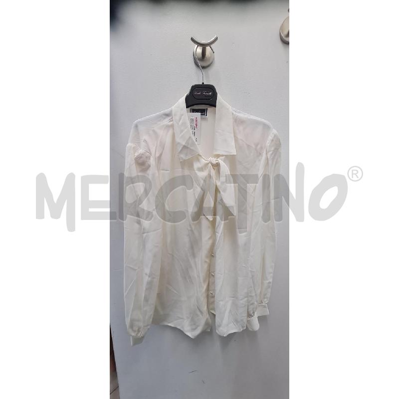 CAMICIA DONNA LUISA SPAGNOLI BIANCA | Mercatino dell'Usato Perugia 1
