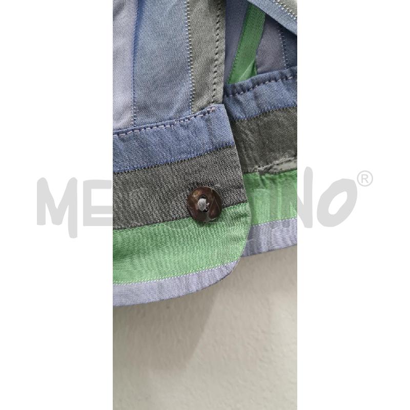 CAMICIA DONNA MARELLA RIGHE VERDE BLU | Mercatino dell'Usato Perugia 5
