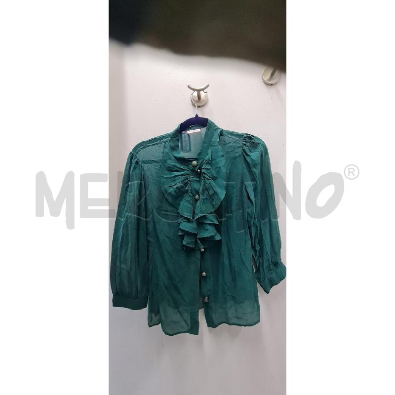CAMICIA DONNA MAX&CO VERDE TRASP. | Mercatino dell'Usato Perugia 1