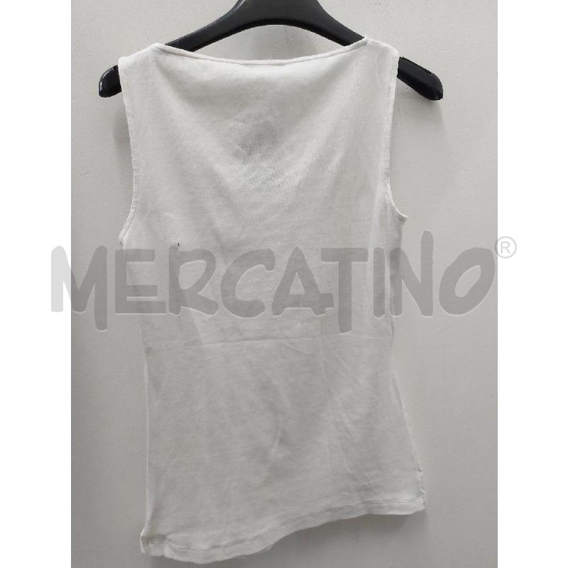 CANOTTA DONNA CUCINELLI BIANCA NODO | Mercatino dell'Usato Perugia 4