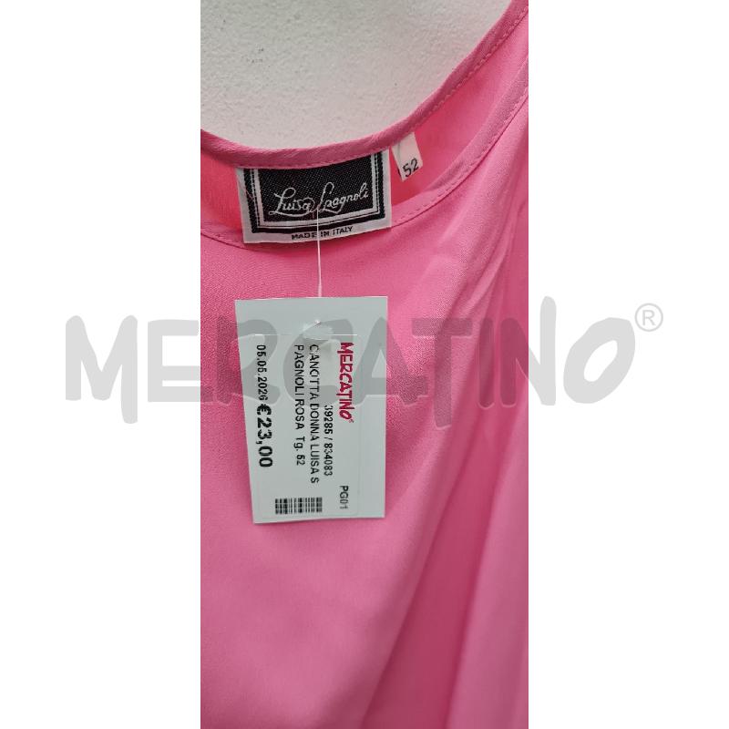 CANOTTA DONNA LUISA SPAGNOLI ROSA | Mercatino dell'Usato Perugia 3