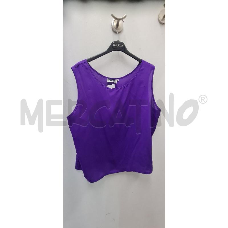 CANOTTA DONNA LUISA SPAGNOLI VIOLA | Mercatino dell'Usato Perugia 1