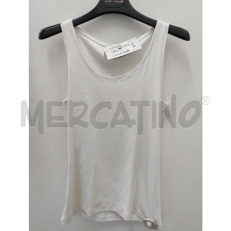 CANOTTA DONNA RIVAMONTI BIANCA | Mercatino dell'Usato Perugia 1