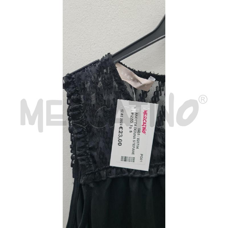 CANOTTA DONNA STEFANEL PIZZO | Mercatino dell'Usato Perugia 2
