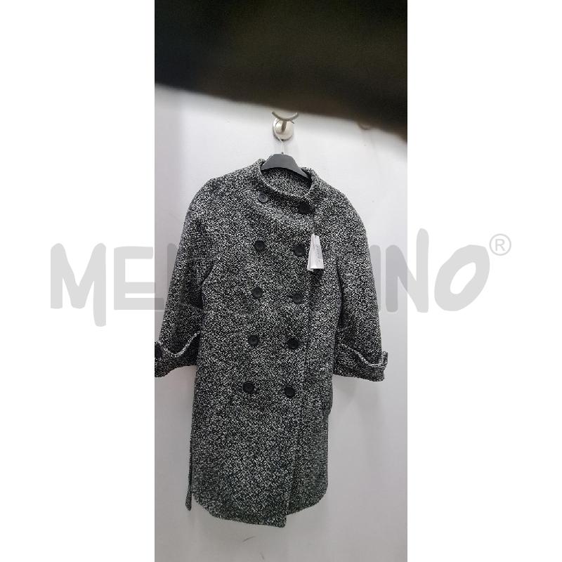 CAPPOTTO DONNA DENNY ROSE BIANCO NERO | Mercatino dell'Usato Perugia 1