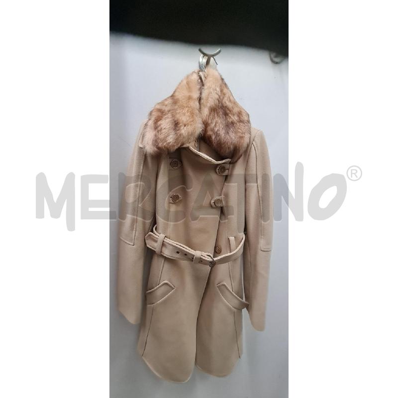 CAPPOTTO DONNA PATRIZIA PEPE BEIGE | Mercatino dell'Usato Perugia 1