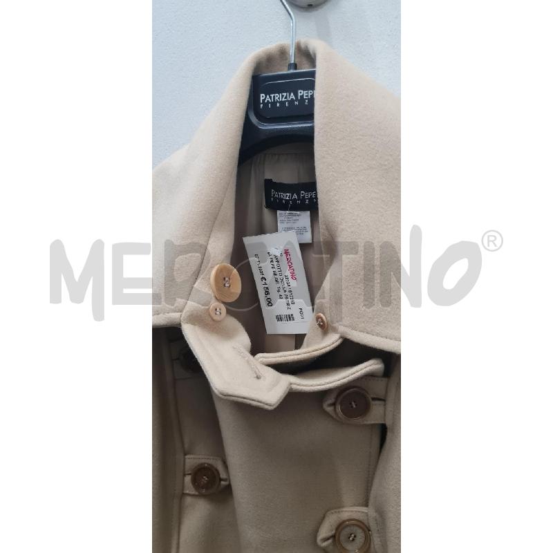 CAPPOTTO DONNA PATRIZIA PEPE BEIGE | Mercatino dell'Usato Perugia 2