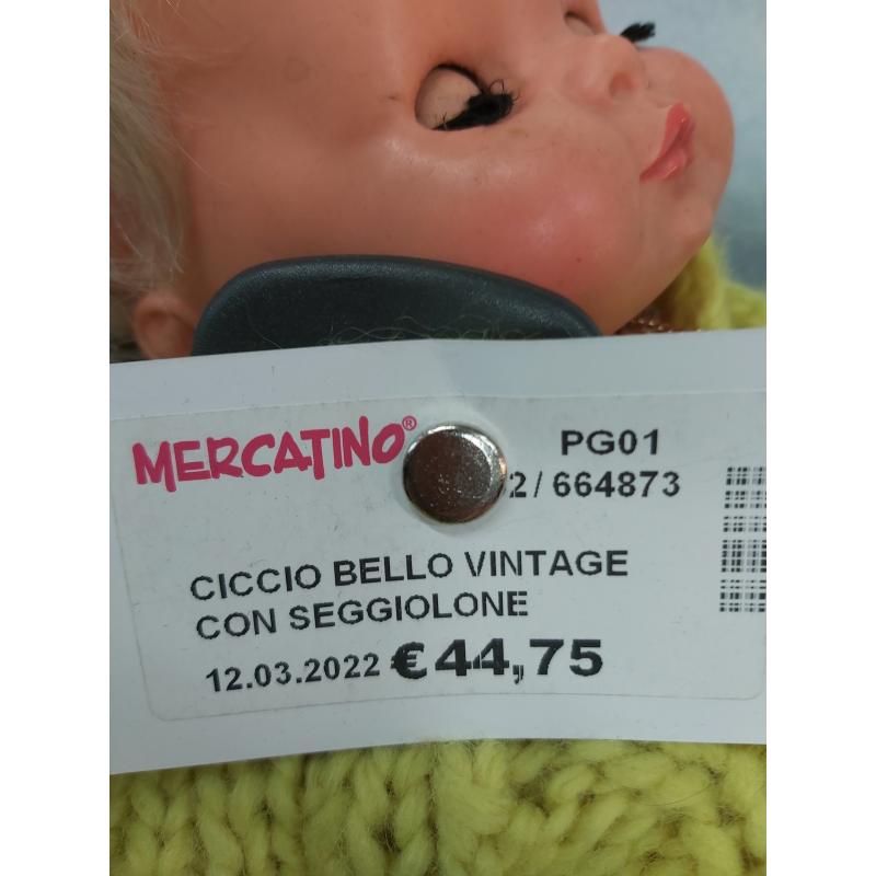 CICCIO BELLO VINTAGE CON SEGGIOLONE | Mercatino dell'Usato Perugia 3