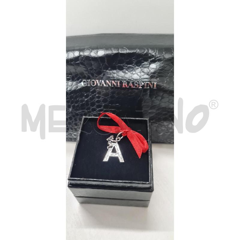 CIONDOLO RASPINI CON ANGIOLETTO LETTERA A | Mercatino dell'Usato Perugia 1