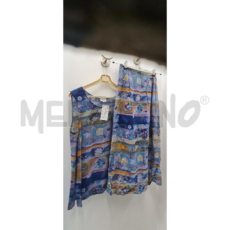 COMPLETO DONNA LUISA SPAGNOLI CELESTE | Mercatino dell'Usato Perugia 1