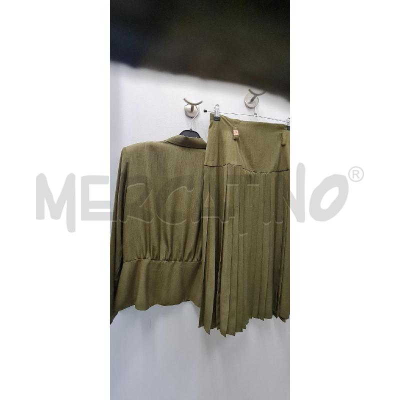 COMPLETO DONNA SEVENTY VERDE PIEGHE | Mercatino dell'Usato Perugia 4