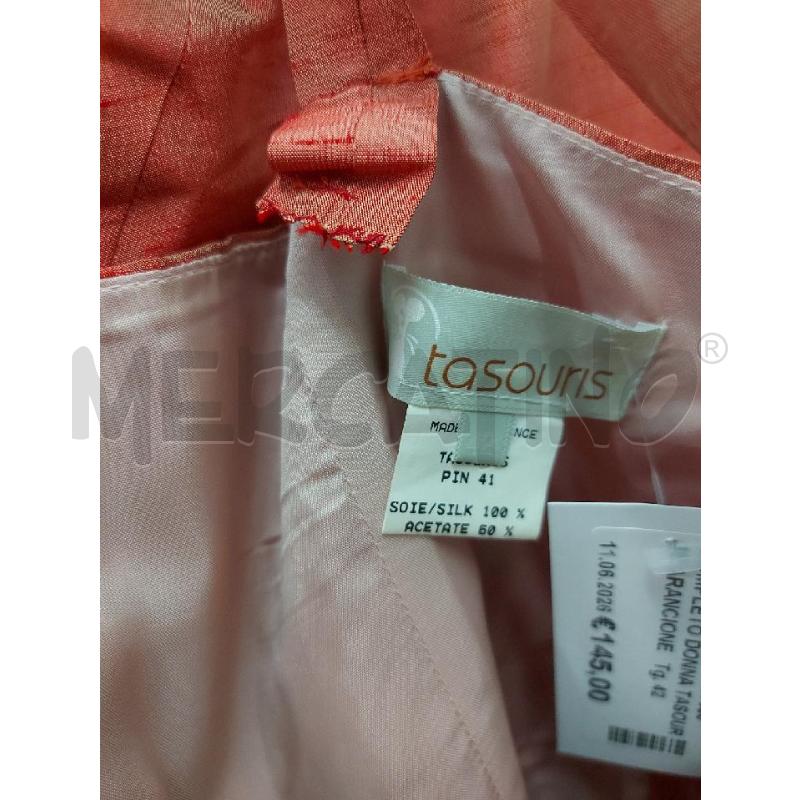 COMPLETO DONNA TASOURIS ARANCIONE  | Mercatino dell'Usato Perugia 3