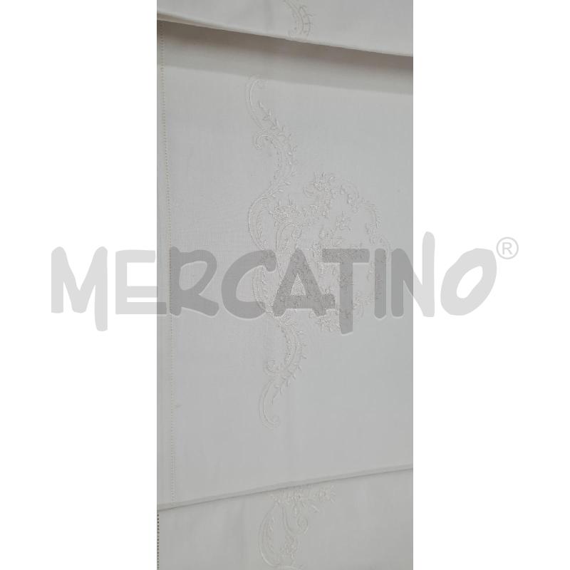COMPLETO LETTO BASSETTI BIANCO RICAMO | Mercatino dell'Usato Perugia 1