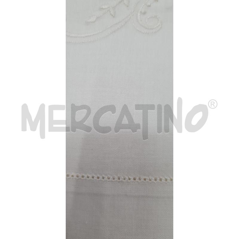 COMPLETO LETTO BASSETTI BIANCO RICAMO | Mercatino dell'Usato Perugia 3