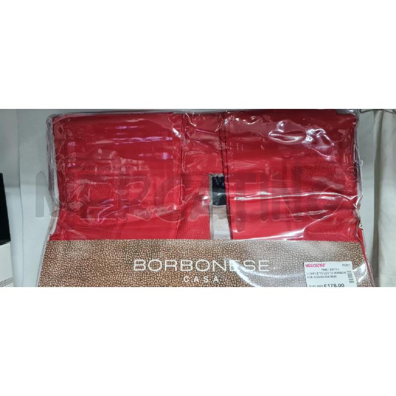 COMPLETO LETTO BORBONESE ROSSO MATRIMONIALE | Mercatino dell'Usato Perugia 1