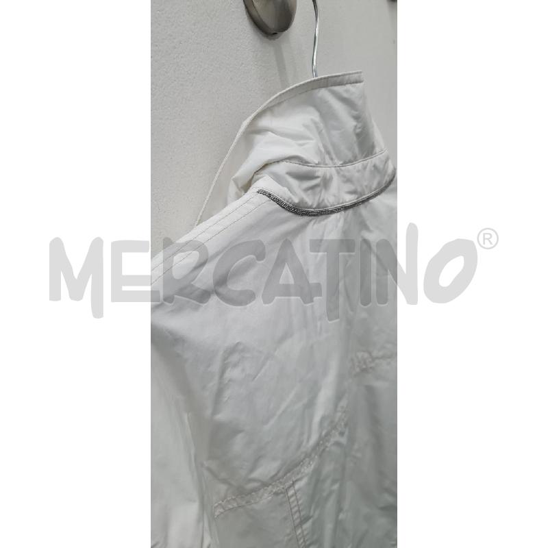 GIACCA DONNA BRUNELLO CUCINELLI BIANCA COTONE | Mercatino dell'Usato Perugia 4