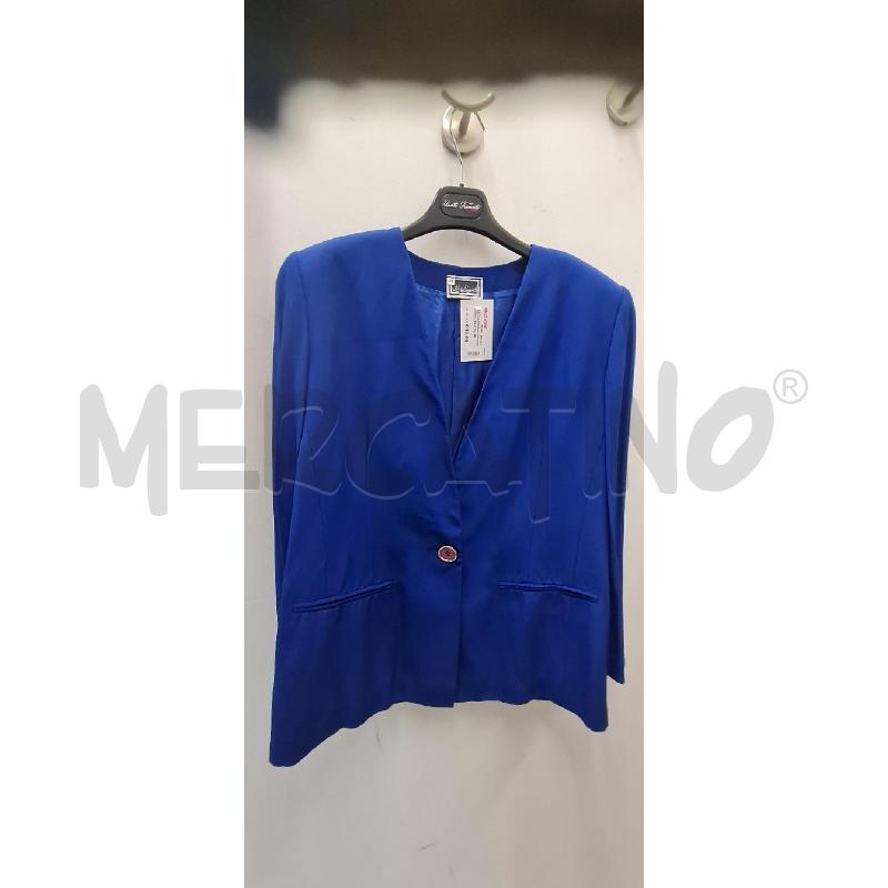 GIACCA DONNA LUISA SPAGNOLI BLU | Mercatino dell'Usato Perugia 1