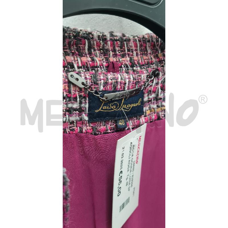 GIACCA DONNA LUISA SPAGNOLI ROSA | Mercatino dell'Usato Perugia 4