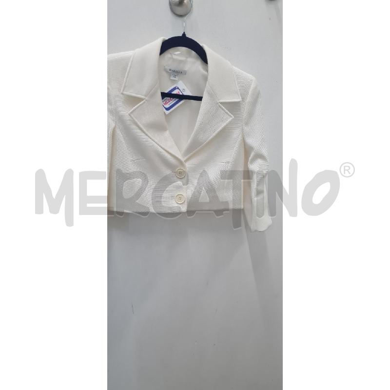 GIACCA DONNA MARELLA BIANCA CORTA | Mercatino dell'Usato Perugia 1