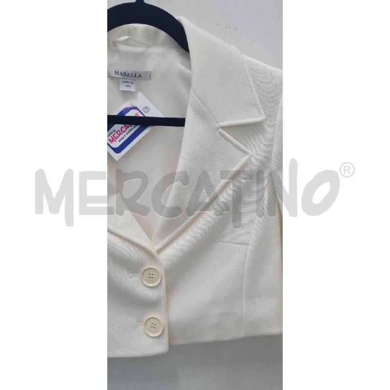 GIACCA DONNA MARELLA BIANCA CORTA | Mercatino dell'Usato Perugia 4
