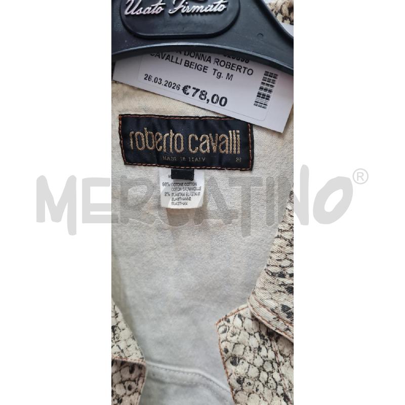 GIACCA DONNA ROBERTO CAVALLI BEIGE | Mercatino dell'Usato Perugia 2