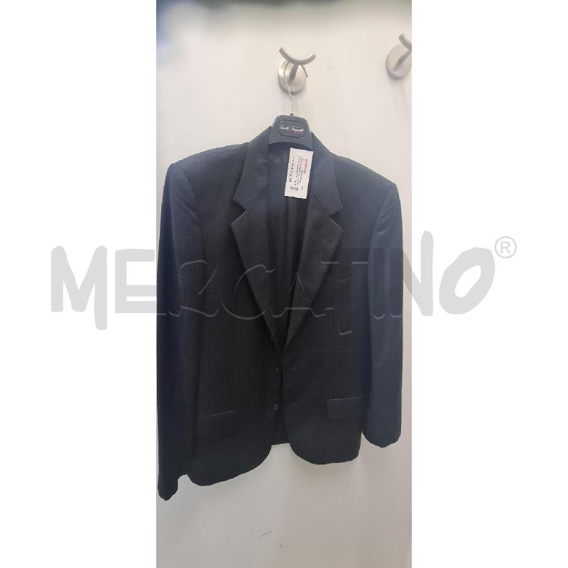 GIACCA UOMO VALENTINO NERA QUADRETTATA  | Mercatino dell'Usato Perugia 1
