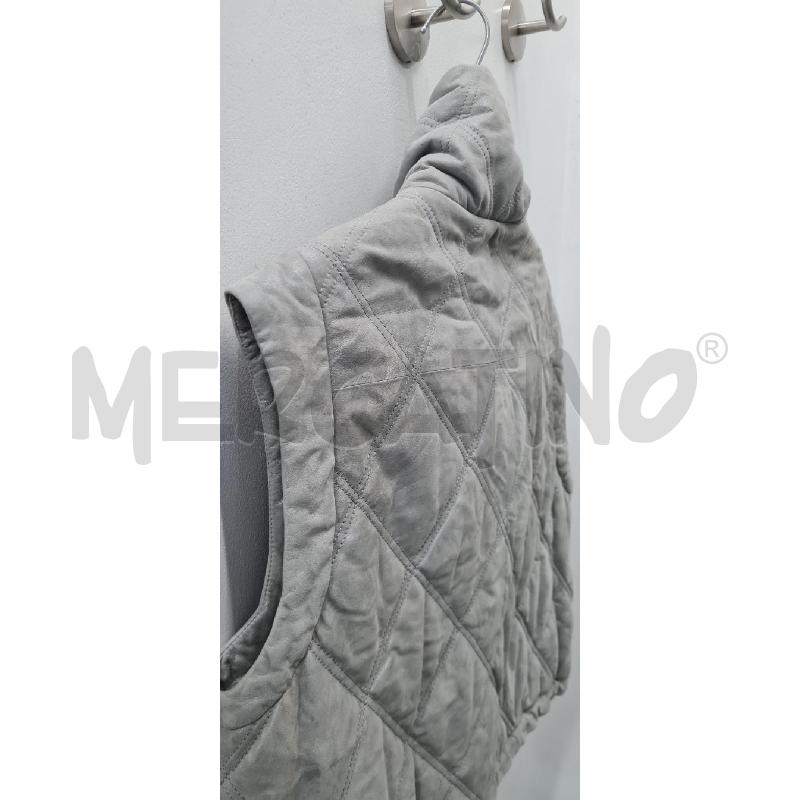 GILET BRUNELLO CUCINELLI GRIGIO TRAPUNTATO PELLE | Mercatino dell'Usato Perugia 2