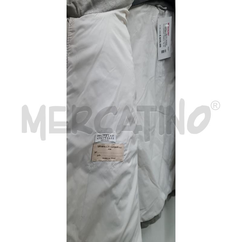 GILET BRUNELLO CUCINELLI GRIGIO TRAPUNTATO PELLE | Mercatino dell'Usato Perugia 4