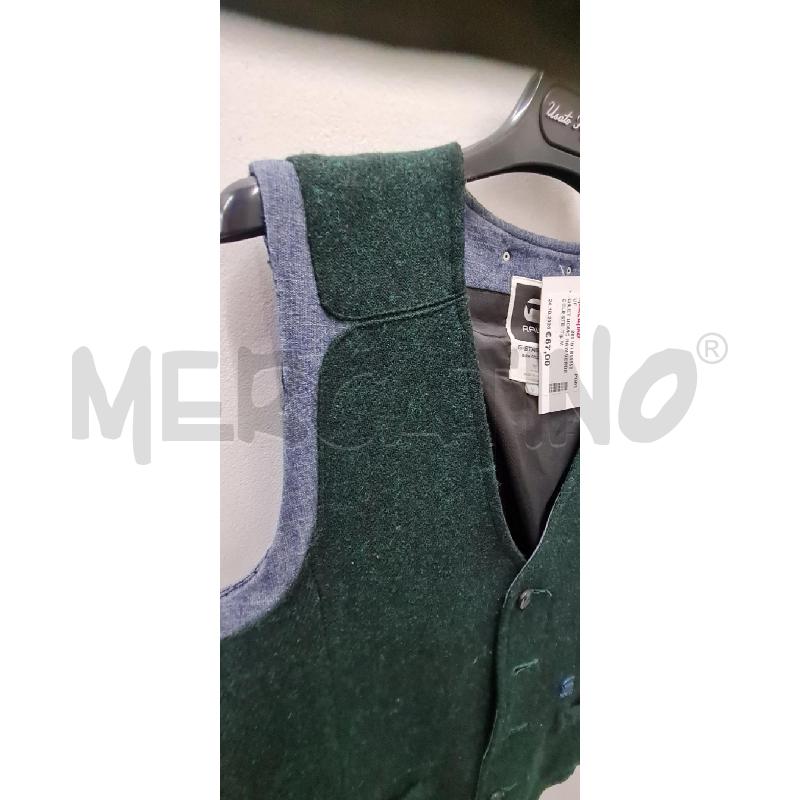 GILET UOMO RAW VERDE CELESTE | Mercatino dell'Usato Perugia 2