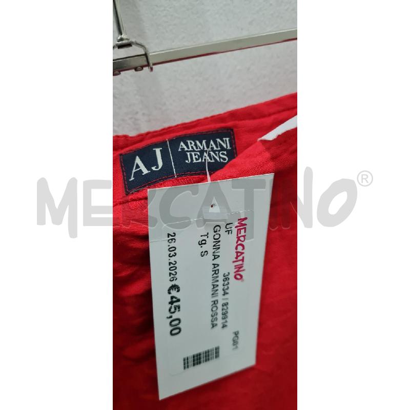 GONNA ARMANI ROSSA | Mercatino dell'Usato Perugia 3