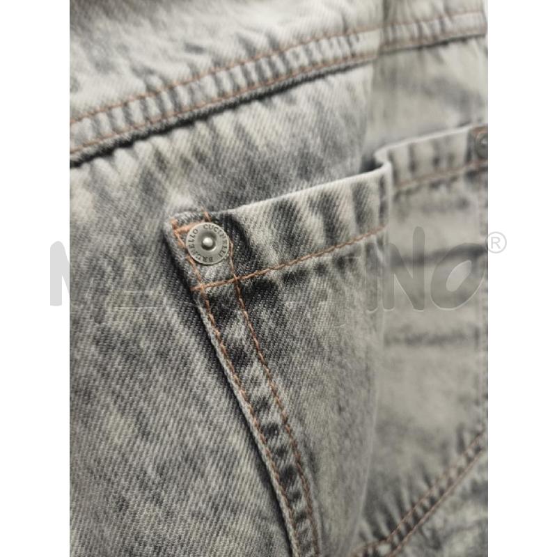 GONNA BRUNELLO CUCINELLI DENIM GRIGIO  | Mercatino dell'Usato Perugia 4