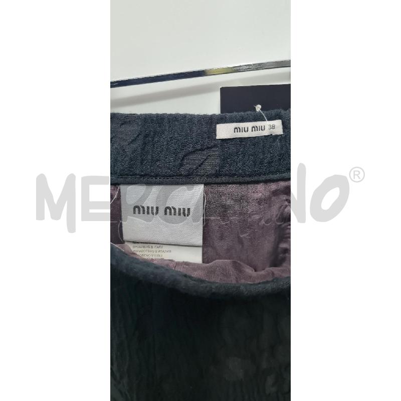 GONNA MIU MIU LAVORATA NERA | Mercatino dell'Usato Perugia 3