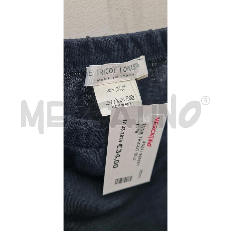GONNA TRICOT BLU | Mercatino dell'Usato Perugia 2