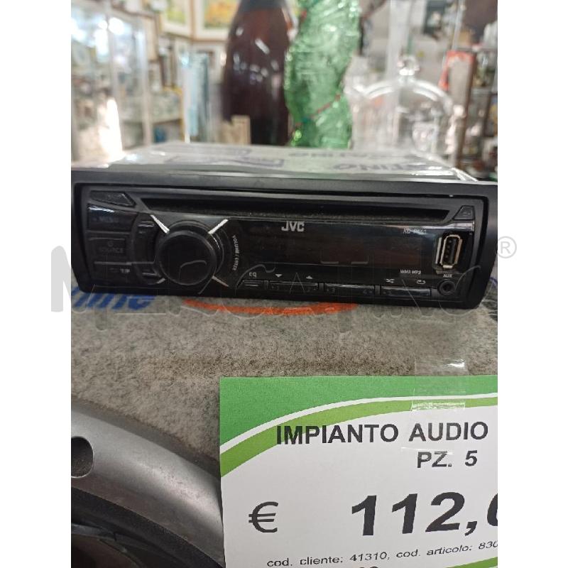 IMPIANTO AUDIO PER  AUTO PZ. 5  | Mercatino dell'Usato Perugia 3