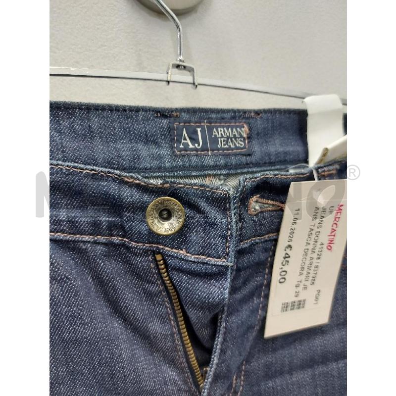 JEANS DONNA ARMANI JEANS TASCA DECORATA | Mercatino dell'Usato Perugia 2