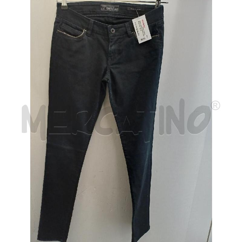 JEANS DONNA GUESS NERO SKINNY | Mercatino dell'Usato Perugia 1