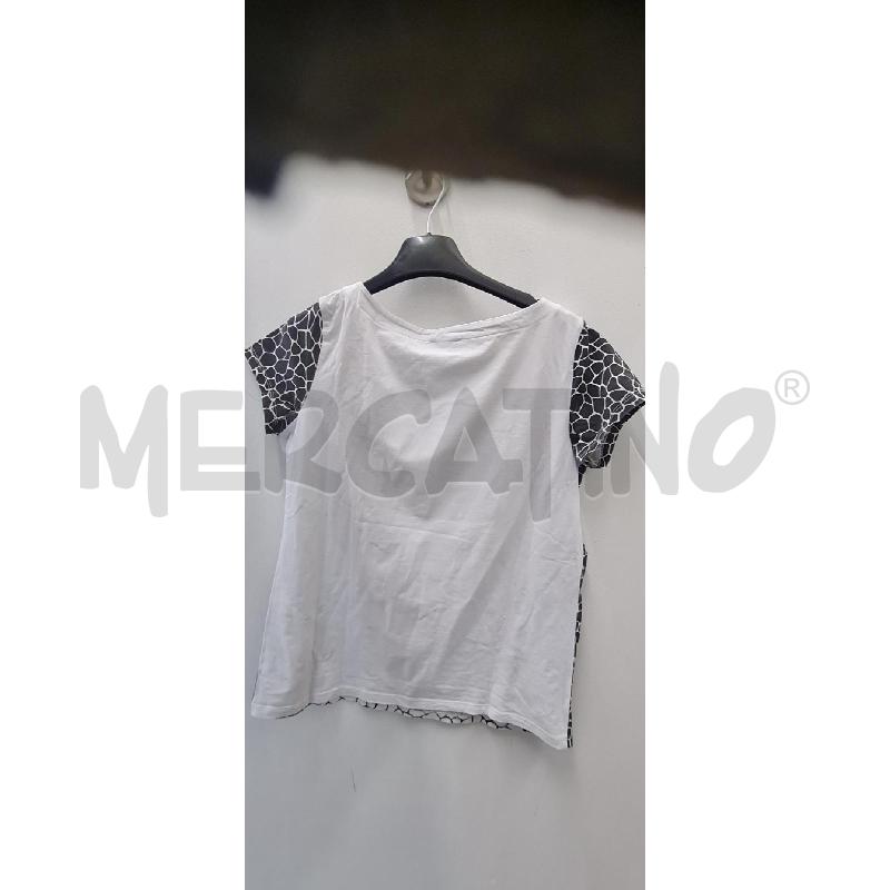 MAGLIA DONNA ARMANI JEANS BIANCHI NERI | Mercatino dell'Usato Perugia 3