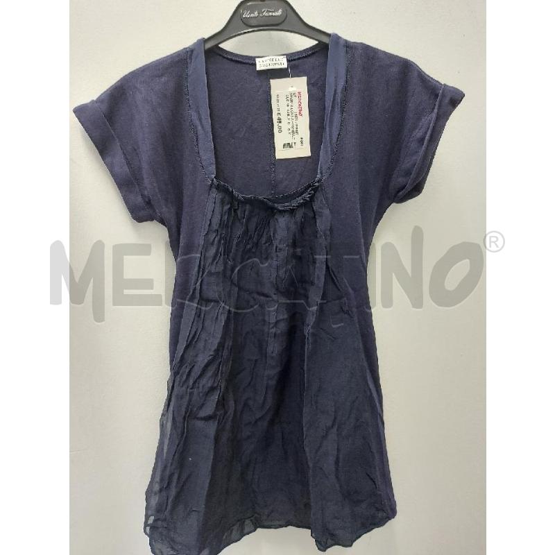 MAGLIA DONNA BRUNELLO CUCINELLI BLU COSTINE | Mercatino dell'Usato Perugia 1