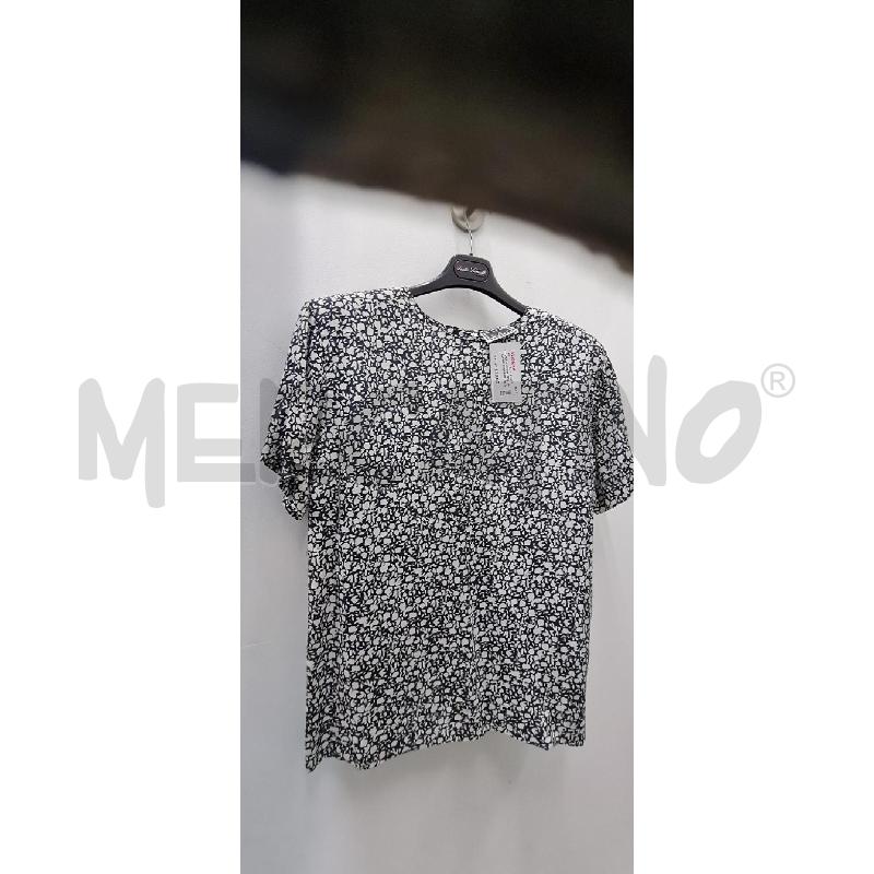 MAGLIA DONNA LUISA SPAGNOLI NERA BIANCA | Mercatino dell'Usato Perugia 1