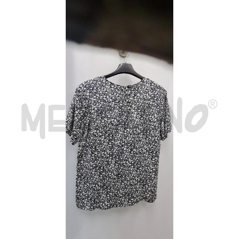 MAGLIA DONNA LUISA SPAGNOLI NERA BIANCA | Mercatino dell'Usato Perugia 3