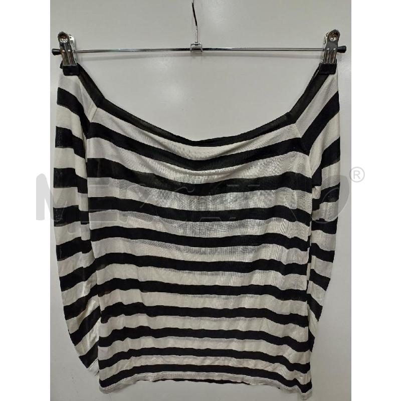 MAGLIA DONNA ROCCOBAROCCO RIGHE BIANCHE NERE | Mercatino dell'Usato Perugia 2
