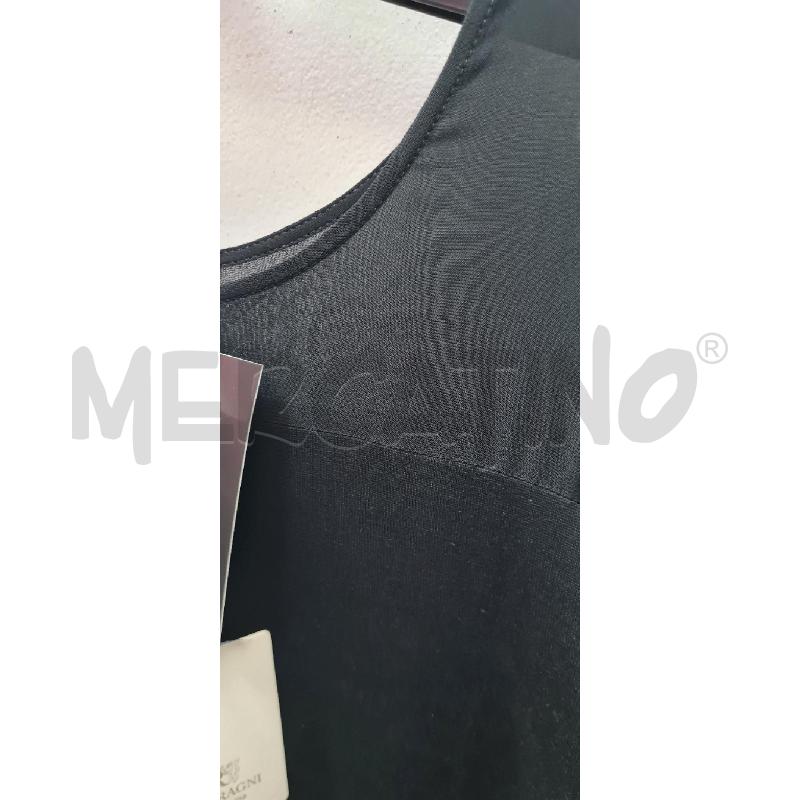 MAGLIA DONNA ROCCO RAGNI NERA  MONILI MANICA | Mercatino dell'Usato Perugia 2
