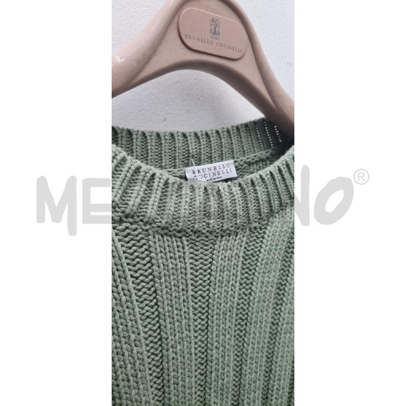 MAGLIONE DONNA BRUNELLO CUCINELLI VERDE | Mercatino dell'Usato Perugia 2