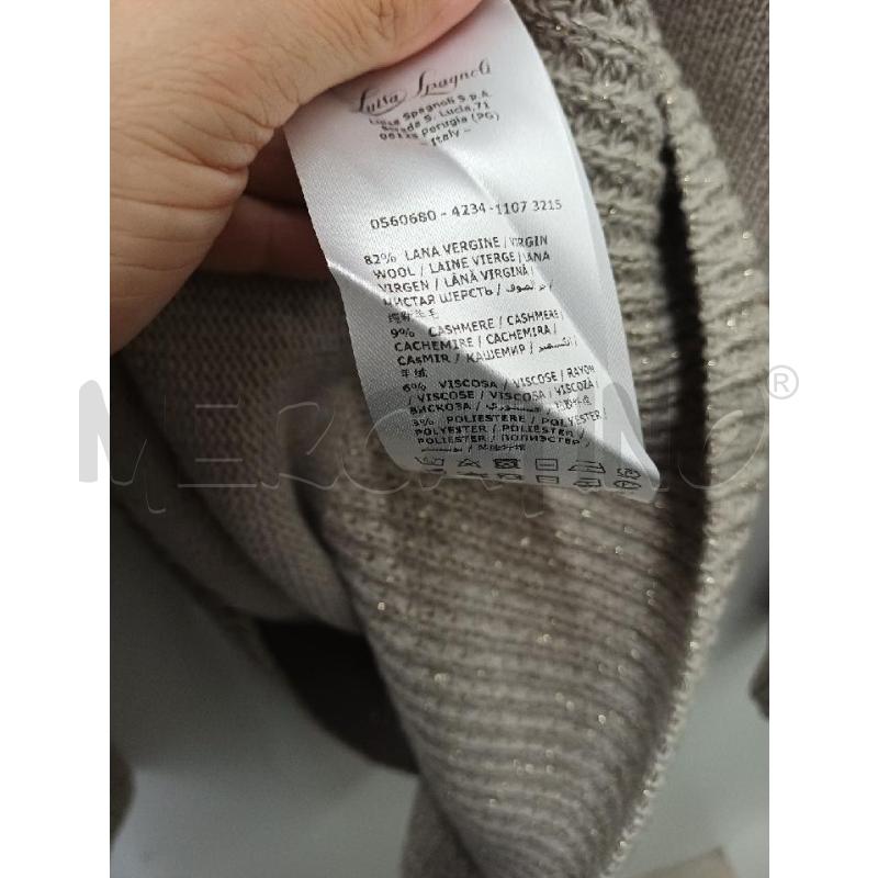 MAGLIONE DONNA LUISA SPAGNOLI GRIGIO | Mercatino dell'Usato Perugia 5