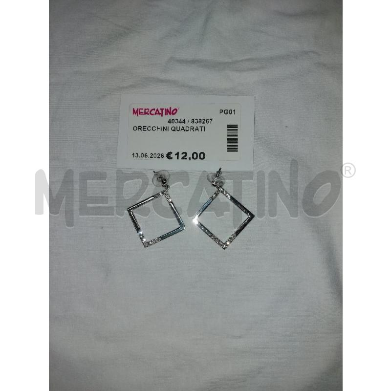 ORECCHINI QUADRATI | Mercatino dell'Usato Perugia 2