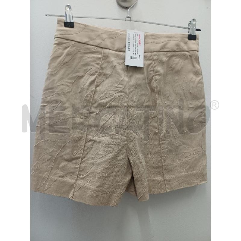 PANTALONCINO DONNA BRUNELLO CUCINELLI BEIGE | Mercatino dell'Usato Perugia 3