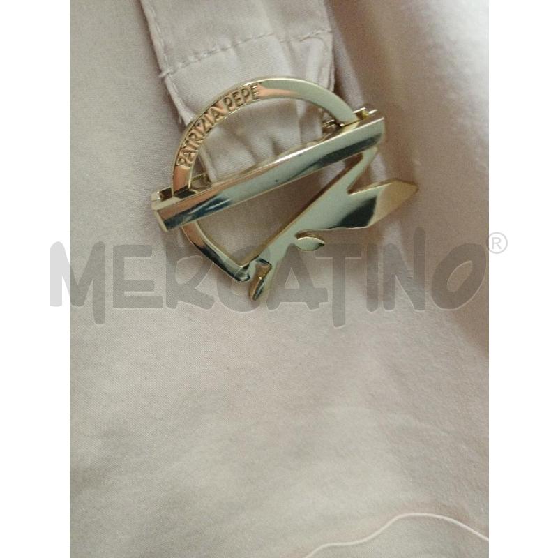 PANTALONCINO DONNA PATRIZIA PEPE BEIGE CINTURA | Mercatino dell'Usato Perugia 2