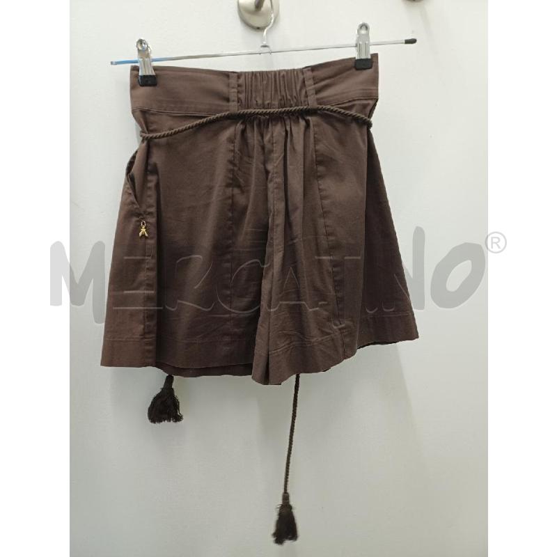 PANTALONCINO DONNA PATRIZIA PEPE MARRONI CINTURA NAPPINE | Mercatino dell'Usato Perugia 2