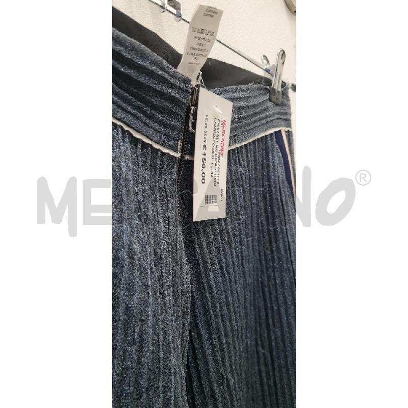 PANTALONE DONNA AVIU LAMINATO BLU | Mercatino dell'Usato Perugia 3